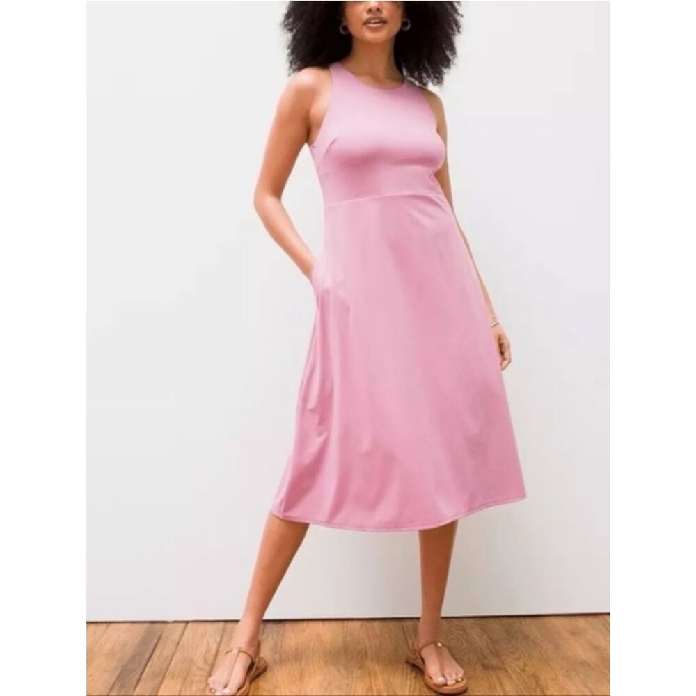 Soma Pink Tech Knit Racerback Bra Dress Wild Mulberry Women’s Sz Large NWT